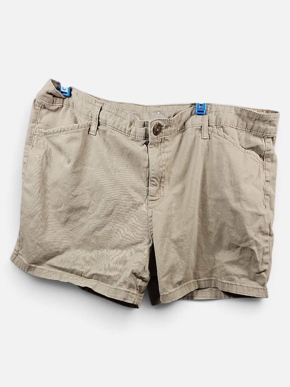 St. John's Bay Women's High-Waist Khaki Shorts